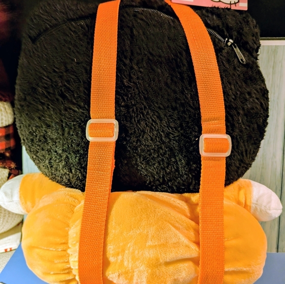 NWT** Hello Kitty Halloween Stuffed Animal Doubles As Backpack- 15"W, 16" T - Picture 3 of 6